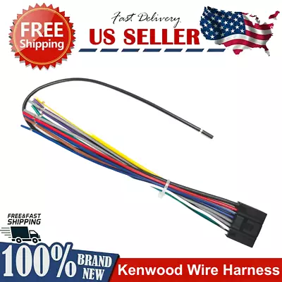 New Wire Harness For KENWOOD KDC-X494 KDCX494 Radio Replacement Part • $8.75