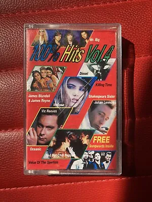 100% HITS - Volume 4 Various Artists - Cassette Tape Incl Diesel U2 The Cure • $17.50