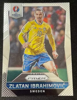 Panini 2016 UEFA Euro Cup Prizm Sweden Zlatan Ibrahimovic First Prizm • $15