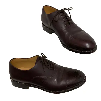 Brown Shoes 8 Medium Dress Leather Officers Parade Service Mans British Army • £42.50