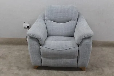 G Plan Jackson Beach Duck Egg Fabric Power Reclining Armchair • £995