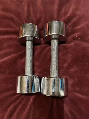 Pair Of Vintage YORK Dumbbells 10 LB Each (20 Pounds Total) Weight Set • $15