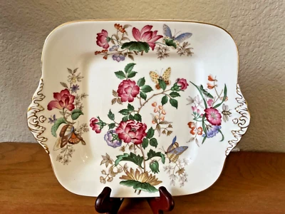 $49 • Buy Wedgewood Charnwood Square Handle Cake Plate WD3984