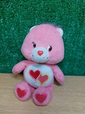 £10 • Buy Small Lots Of Love  Bear Care Bear 2003 Xpressions Beanie Soft Toy Plush Pink 