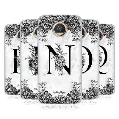 Official Nature Magick B&w Marble Monogram 2 Soft Gel Case For Motorola Phones • $19.95