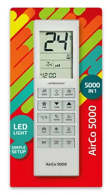 Replacement AirCo 5000 Air-Conditioner Remote Control For PANASONIC • $29.95