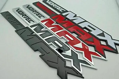  NEW (Pairs) Vortec MAX High Output Emblems Badges Decals - Red Black • $19.99