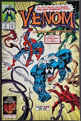 Venom Lethal Protector #5 VF 1993 Mark Bagley Sam De La Rosa Marvel Comics Hot • $9.99