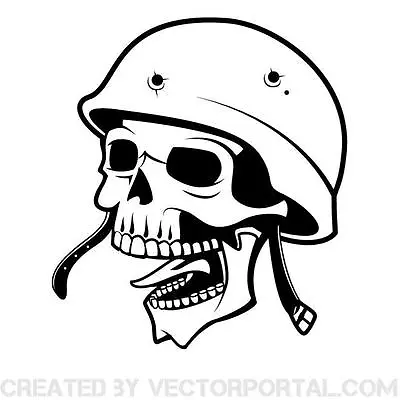 $2.69 • Buy Skull Helmet With Bullet Holes Car Decal Sticker