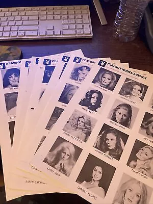 LOT OF VINTAGE 1960S 1970S Playboy Model Agency Headshots Rare  • $99.99