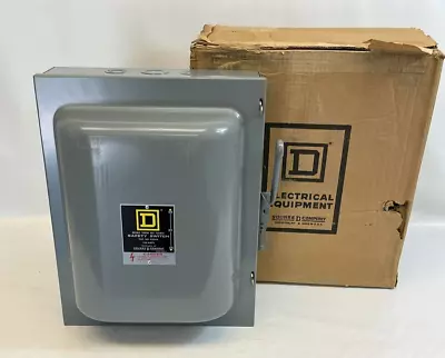 NEW Square D 82343 100A Double Throw Enclosed Switch 100 Amp 600V Ser. E1 • $649.99