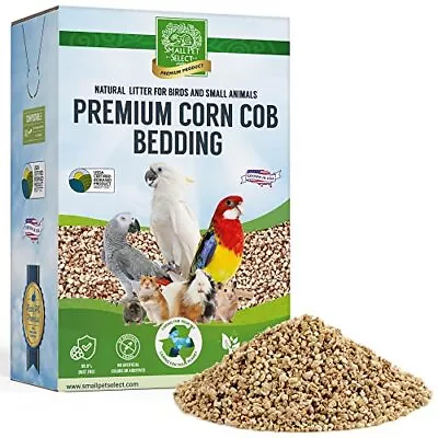 100% Natural Corn Cob Bedding For Pets Small Animal & Bird Cage Litter Safe F... • $44.92