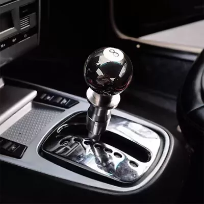 Pool Billiards Ball Custom Gear Shifter Shift Knob Black 8 Ball • $15