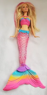 2015 Mattel Barbie Doll Dreamtopia Rainbow Mermaid Doll Lights Up Working • $8