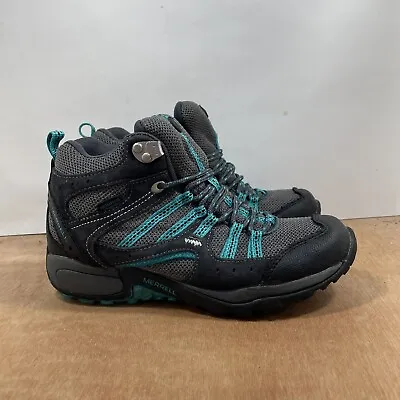 Merrell Boots Women Size 6.5 Hiking Shoes Boots High Top Gray • $29.75