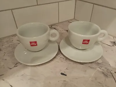 2 Illy Espresso Cups And Saucers  • £20