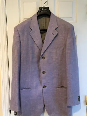 Corneliani Men’s 3 Button Sport Coat Jacket Purple Italian 52 L US 42 L EUC • $79.99