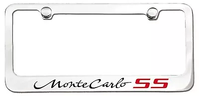 Monte Carlo SS Cast Brass Chrome Polished License Plate Frame Official Licensed • $34.99