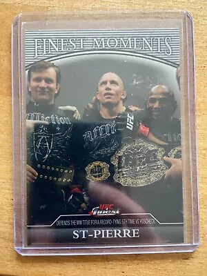 2011 Topps UFC Finest Finest Moments Refractor /388 Georges St-Pierre #FM-GSP • $19.98