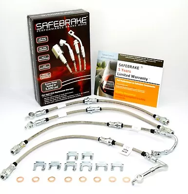 Mazda 323 BF GTX GT 1.6L Turbo 1985-1989 - SAFEBRAKE Performance Hoses • $128.88