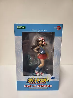 New Pokemon Kotobukiya Leaf & Squirtle 1/8 Figure Artfx - Usa Seller • $299.99