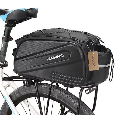  10L  Rear  Bag Cycling Bike Rack Trunk Cargo Pannier AU Q1L4 • $43.49