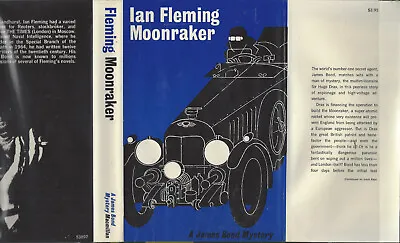 IAN FLEMING - MOONRAKER - RARE 2ND 1965 W/DJ NPC N-FINE UNREAD • $139.99