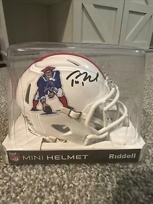 Tom Brady Signed Patriots Mini Helmet Psa Authentication • $335