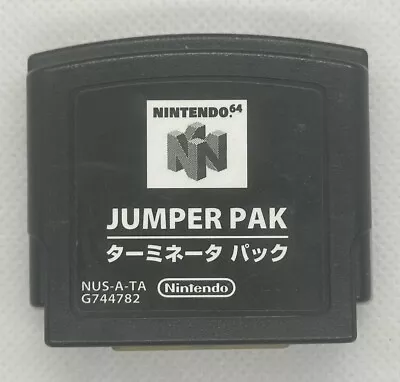 OEM Nintendo 64 N64 Jumper Pak Pack Black NUS-008 W/Pry Tool !! NOT Tested • $8.99