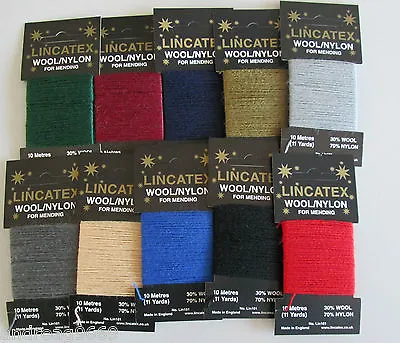 Wool Nylon Darning Wool Mending Wool Thread 10 Metres (11 Yards)  • £1.79