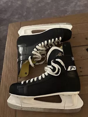 Vintage CCM Pro NHL Shield Crest Ice Hockey Skates Canada Senior Adult Size 12 • $50