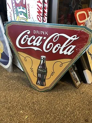 Coke Triangle Repro Metal Sign • $50