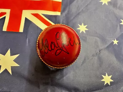 Adam Gilchrist (Australia) Signed Red Autograph Cricket Ball + C.O.A. • $275