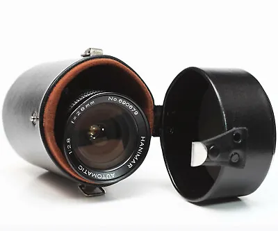 Vintage Hard Lens Case 5  For Ricoh Fujica Takumar Telephoto Zoom Prime Lenses • $18.66