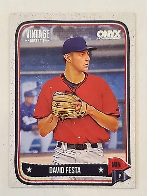 DAVID FESTA 2024 Onyx Vintage BASE CARD #OVDAFE Twins • $1.49