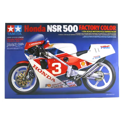 Tamiya 14099 Honda NSR500 Factory Color Motorcycle Plastic Model Kit Scale 1:12 • £23.49