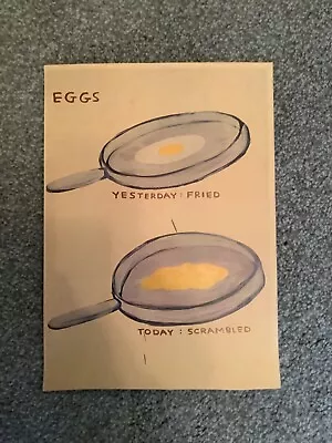 A4 David Shrigley Print On Kraft Paper Eggs • £5.99