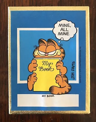 X28 Vintage GARFIELD Bookplates In Original Box Antioch Company MINE ALL MINE • $11.99