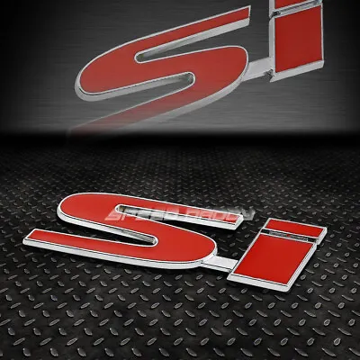 For Si Civic/eg/ep3/bb Metal Bumper Trunk Grill Emblem Decal Sticker Badge Red • $6.08