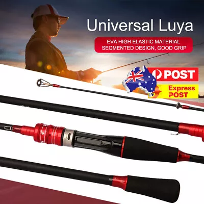 1.65-2.1M Stream Rod Useful Carbon Fiber Fishing Soft Pole Casting Spinning Rod • $14.79