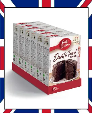 Betty Crocker Devil's Food Chocolate Cake Mix 425g (Pack Of 6) UK • £17.64