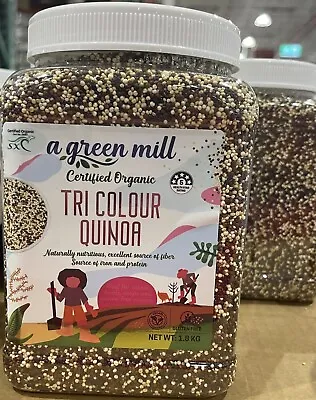 A Green Hill Organic Tri Colour Quinoa 1.8kg • $32.95