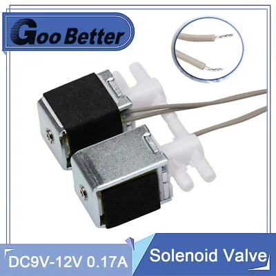 DC9V-12V Micro Electric Solenoid Valve Normally Closed Air Water Control Valve • £1.84