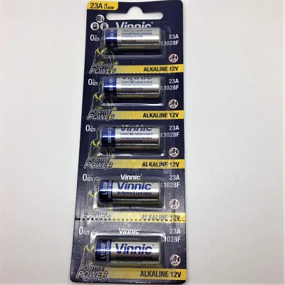 £4.89 • Buy 5 X Vinnic 23A A23 L1028 L1028F MN21 E23A K23A 23AE 12V Batteries