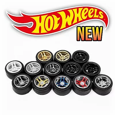 1/64 Scale ADVAN SA3 TRI / 3 SPOKE Real Rider Wheels Rims Tires Set Hot Wheels • $6.99