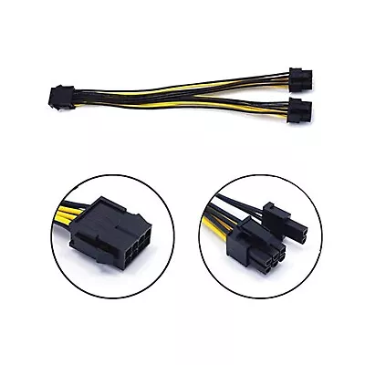 £3.35 • Buy PCI-E 8 Pin To Dual 6/8pin PCIE PCI Express GPU Power Adapter Splitter Cable Lot