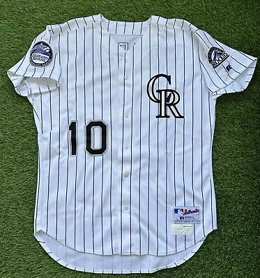 Mike Hampton Colorado Rockies Game Used Jersey 2002 Rockies LOA • $595