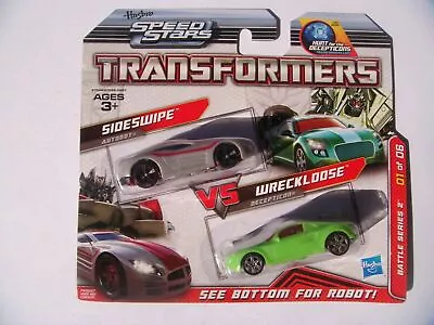 Transformers Speed Stars Sideswipe Vs Wreckloose Battle Series 2 01/06 • $25