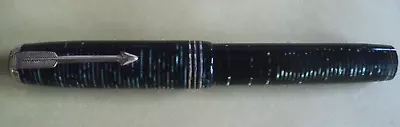 Vintage Parker Full Sized Vacumatic Emerald Pearl Fountain Pen Lock Down Type. • $99.99