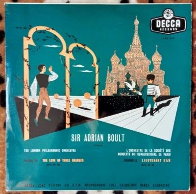 £9.99 • Buy PROKOFIEV Love Of Three Oranges/Lieutenant Kijé LONDON PHIL ORCH LP UK 1956? 1ST